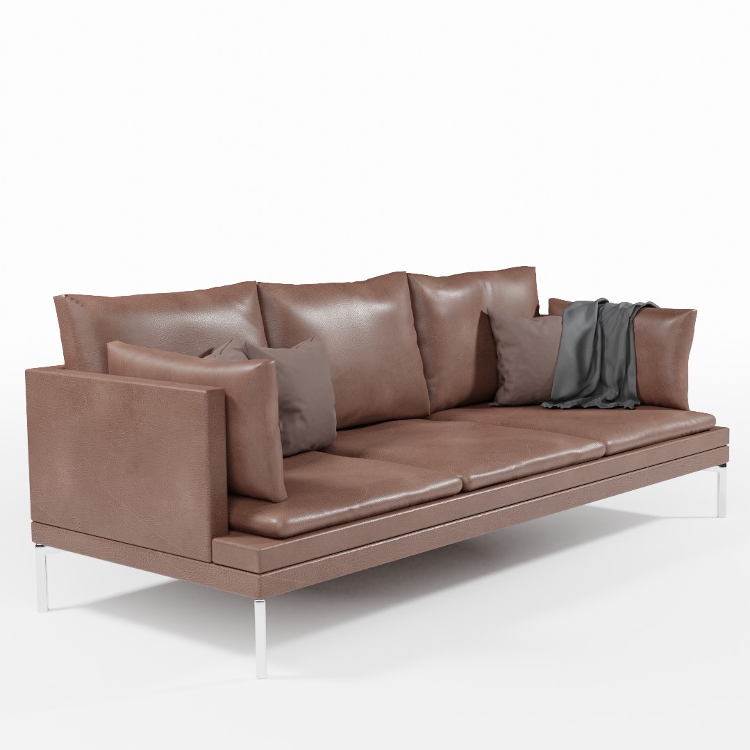 Leather Couch preview image 3